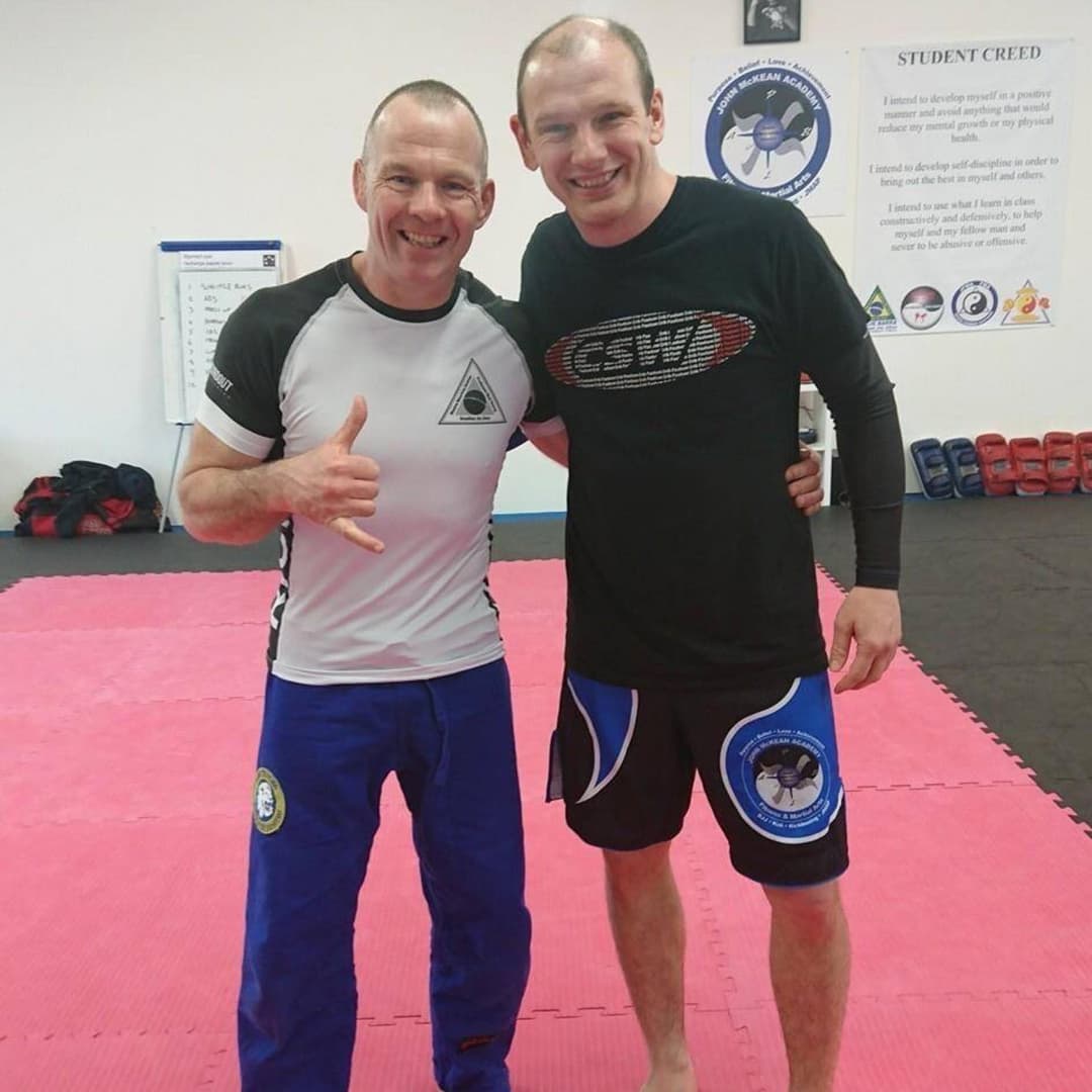 John McKean with Rick Young