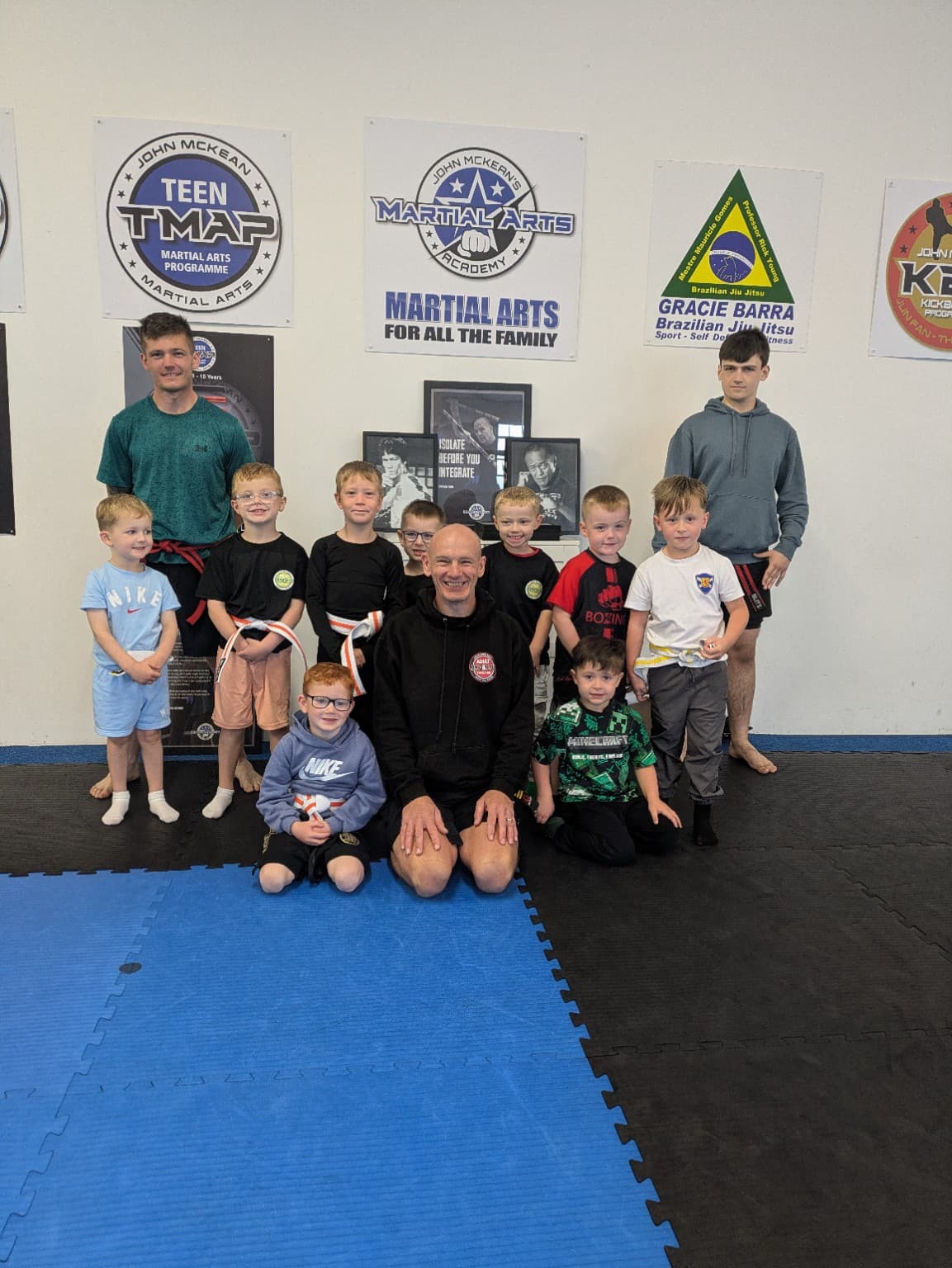 Mini Martial Arts training at John McKean Academy